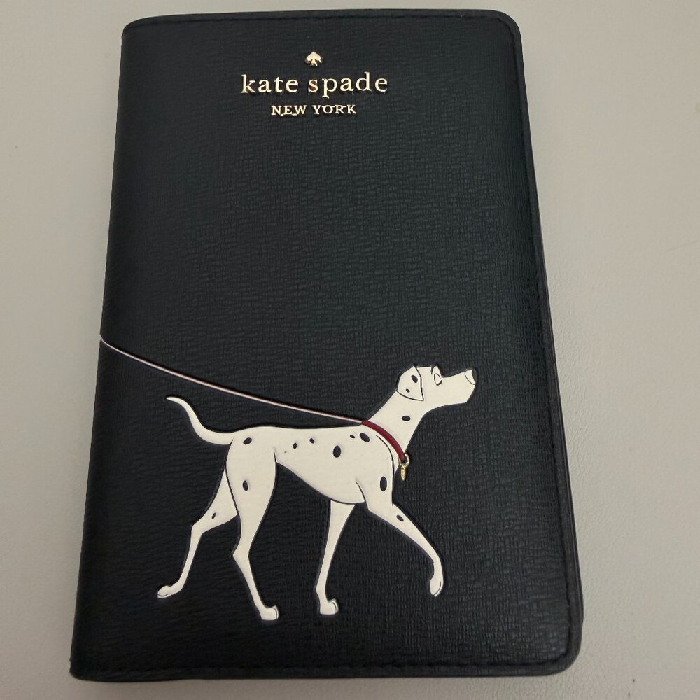 Kate Spade x Disney 101 Dalmatians Passport Holder Wallet Dog